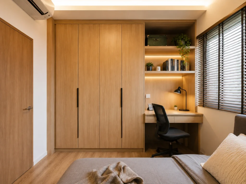 Built-in Wardrobe & Study Nook