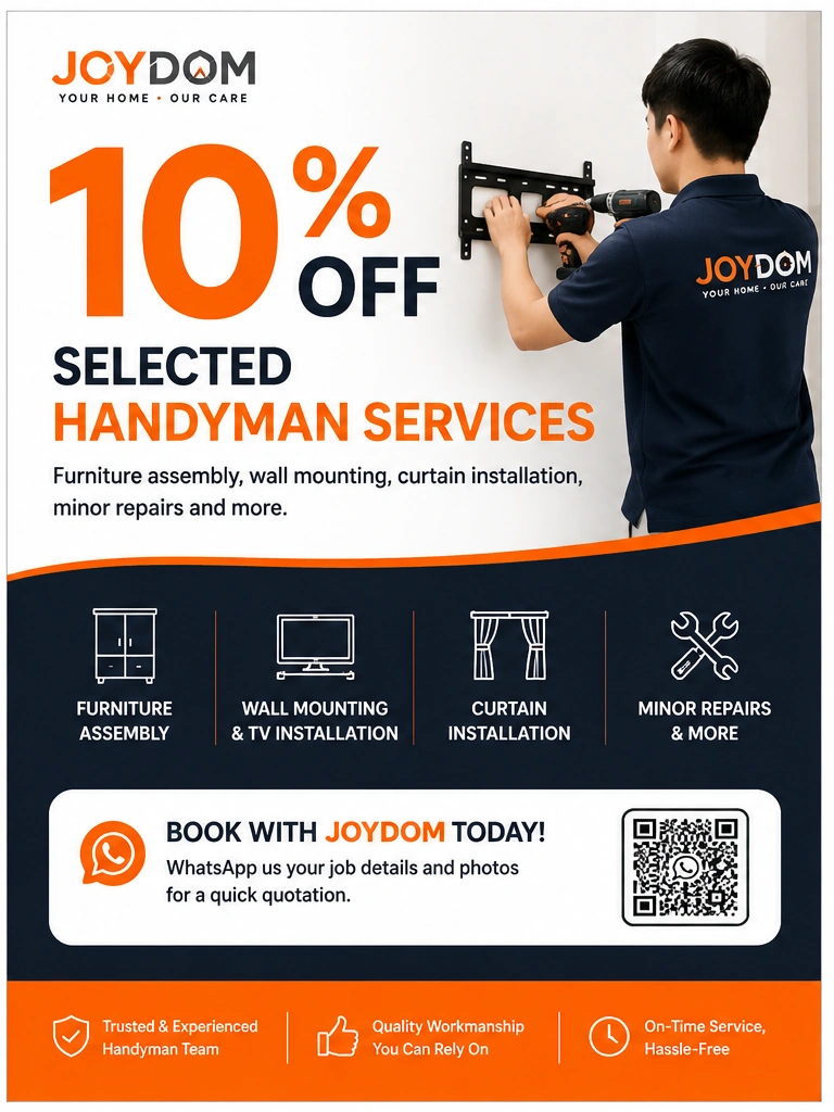 10% Off Selected Handyman Services