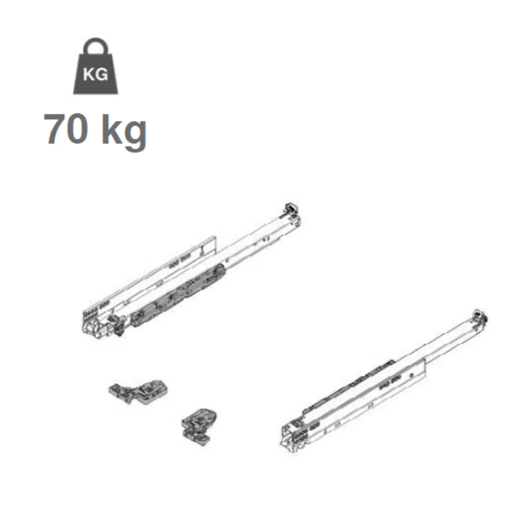 Heavy-duty drawer runner