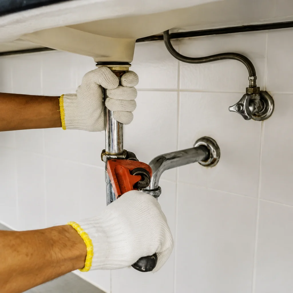 Plumbing works by Joydom in Singapore