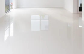 Living room tile floor