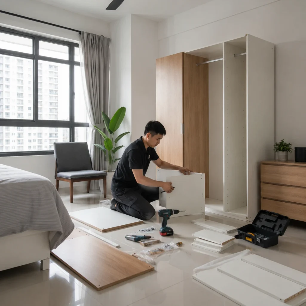 Furniture Assembly and TV Bracket Installation in Tampines HDB